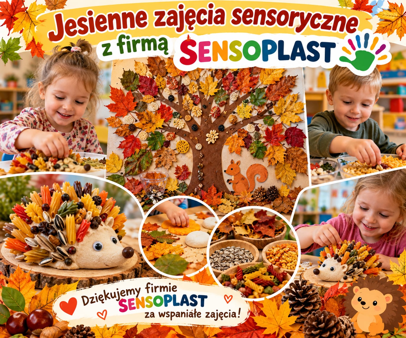 Jesienne zajęcia sensoryczne z firmą SENSOPLAST 